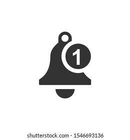Social media notifications Icon vector sign isolated for graphic and web design. Social media notifications symbol template color editable on white background.