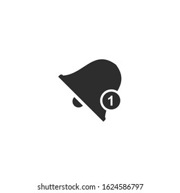 Social media notifications Icon vector sign isolated for graphic and web design. Social media notifications symbol template color editable on white background.