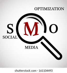 Social media optimization concept business design
