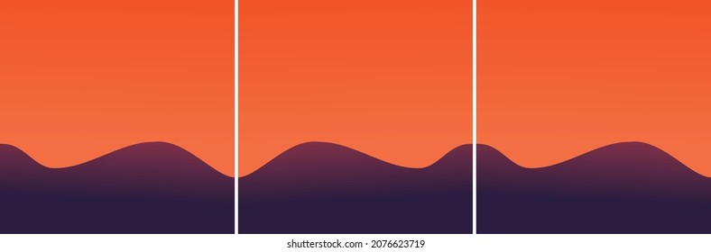 
social media Orange gradient background template