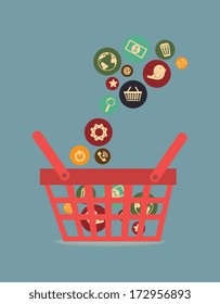 social media  over  blue background vector illustration