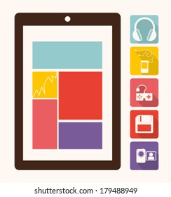 social media  over  white background vector illustration