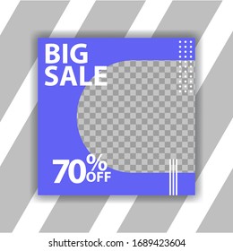 Social media pack template for discount and special offer .Set of modern square blog posts Editable simple info banner. For app, web mail digital display style. beauty cards idea