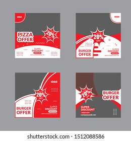 Social Media Pizza Offer Design