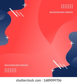 Social media post with Abstract Background Gradient fit for promotion 