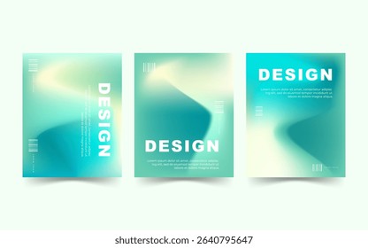Social media post .Abstract gradient background. Liquid. green gradaient. Modern background. EPS 10