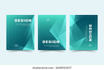 Social media post abstract gradient green . Minimalist background for business,template business,cover,etc. Vecot eps 10