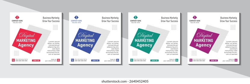social media post and agency