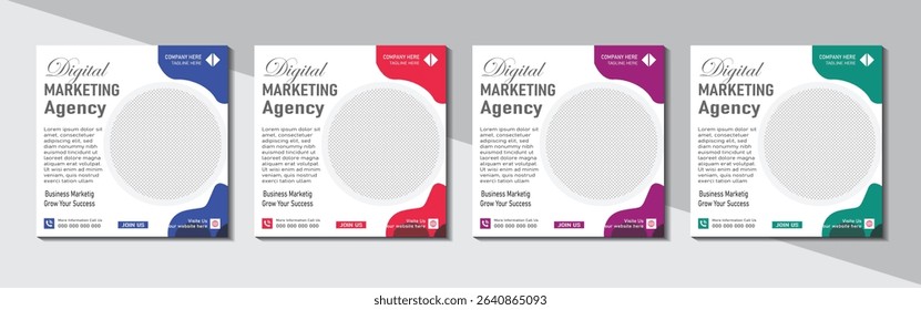 Social Media Post and agency banner
