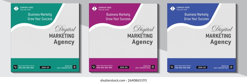 Social Media Post and agency banner