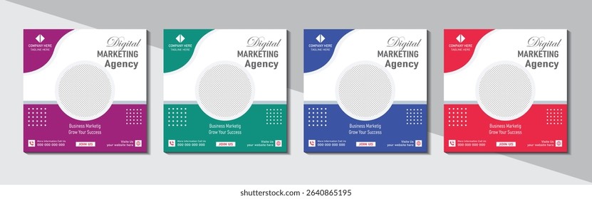 Social Media Post and agency banner