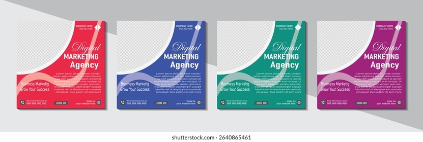 Social Media Post and agency banner