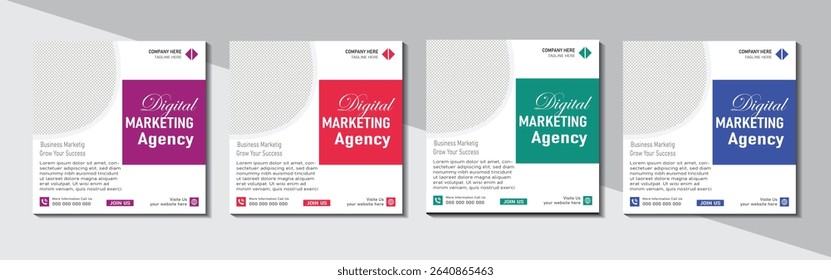 Social Media Post and agency banner