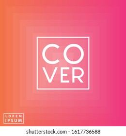 Social media post background and cover design with gradient color