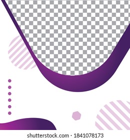 Social media post background liquid, promotion template for ads discount