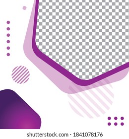 Social media post background liquid, promotion template for ads discount