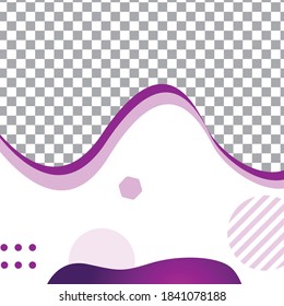 Social media post background liquid, promotion template for ads discount