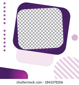 Social media post background liquid, promotion template for ads discount