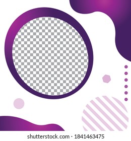 Social media post background liquid, promotion template for ads discount