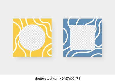 Social media post background. Minimalistic trendy backgrounds for branding, social media post, banner, cover, card.