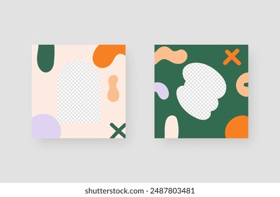 Antecedentes de publicación en medios sociales. Fondos de moda minimalistas para la marca, publicación en redes sociales, Anuncio, portada, tarjeta.