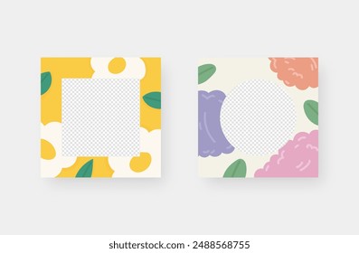 Social media post background. Minimalistic trendy backgrounds for branding, social media post, banner, cover, card.