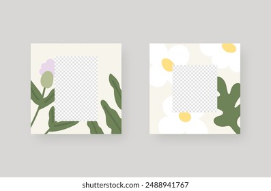 Social media post background. Minimalistic trendy backgrounds for branding, social media post, banner, cover, card.