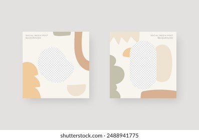 Social media post background. Minimalistic trendy backgrounds for branding, social media post, banner, cover, card.