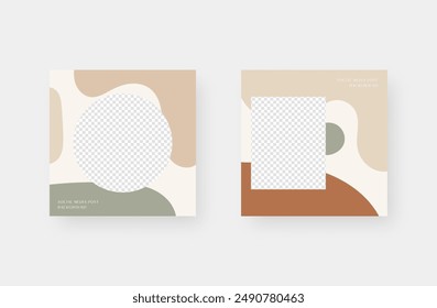 Social media post background. Minimalistic trendy backgrounds for branding, social media post, banner, cover, card.