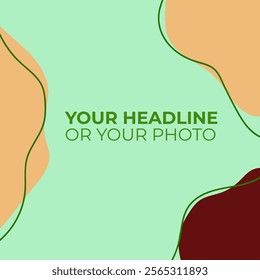 Social media post background. Vector illustration