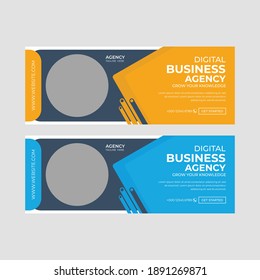 Postbanner für Social Media mit gestalterischer Design-Vorlage