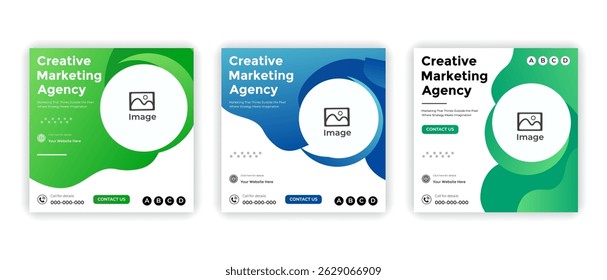 Social media post banner for business purpose
