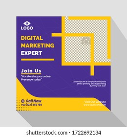 social media post  banner design for business and digital marketing business template
