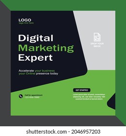 social media post banner design