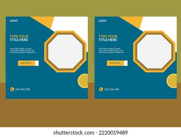 social media post banner design