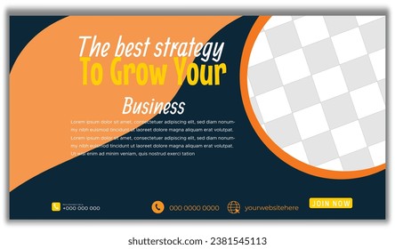 social media post banner design