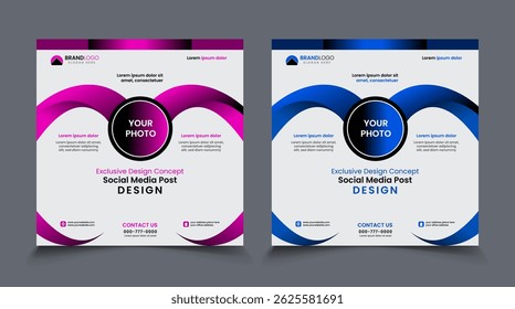 Social Media Post Banner Design Concept