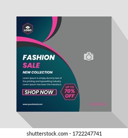 social media post banner fashion banner web banner