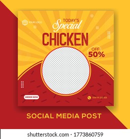 Social media post social media banner for food business and food promotional banner for social media also social media template for restaurant fast food joints and franchises and pizza places for 2020