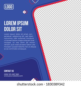 Social Media post/ banner template, Promotional Ad banner for social media campaign.