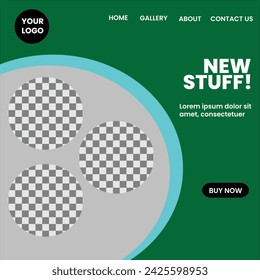 social media post banner template