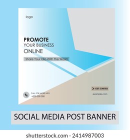 
Social Media Post Banner.Fully Editable Vector.