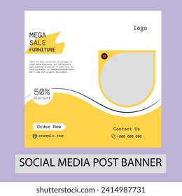 
Social Media Post Banner.Fully Editable Vector.