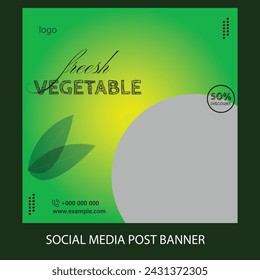 
Social Media Post Banner.Fully Editable Vector.