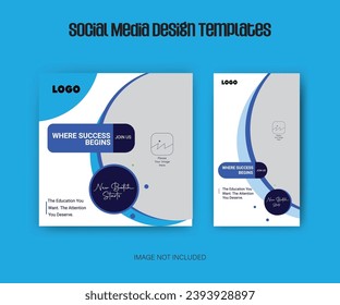 social media post banners design, web or internet ads