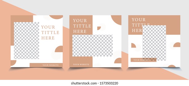 Social Media Post Banners for Promotion Sale Collection.Editable Post Template Promotion Sale