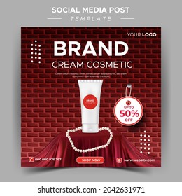 social media post beauty template