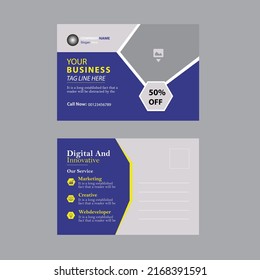 Social media post card design