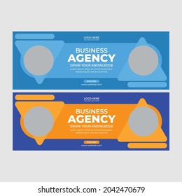 Social media post cover banner design