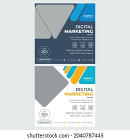 Social media post cover template 